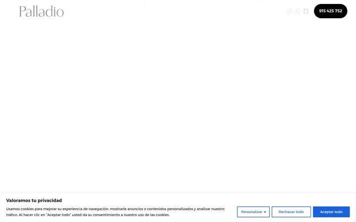 Screenshot of estudiopalladio.com