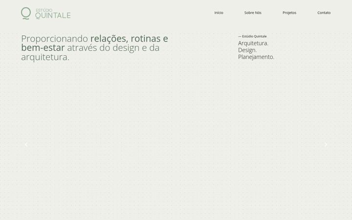 Skärmbild av estudioquintale.com.br