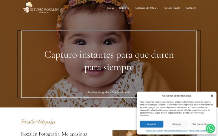 Screenshot ta' estudiorozalen.es