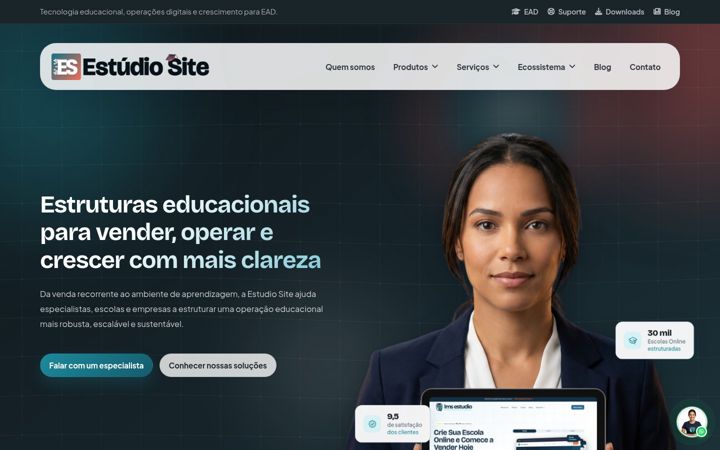 Screenshot of estudiosite.com.br