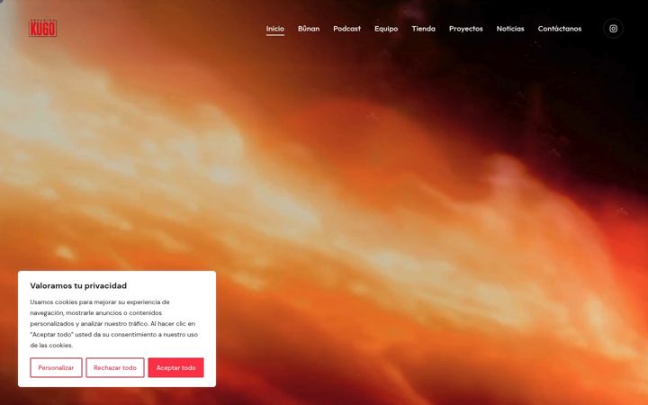 Screenshot of estudioskugo.com
