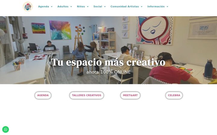 Screenshot of estudiosomosarte.com