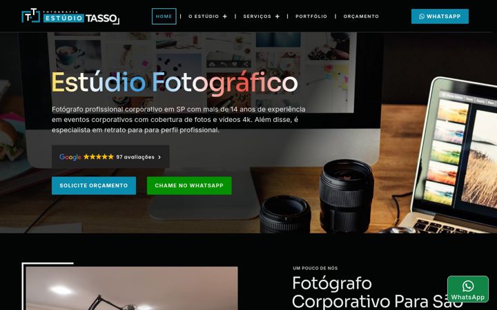 Skärmbild av estudiotasso.com.br