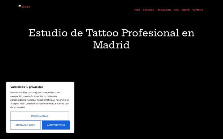 Screenshot of estudiotattoo.es