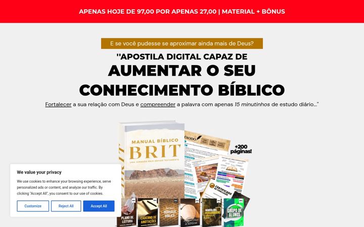 Screenshot of estudobiblicosasd.com.br