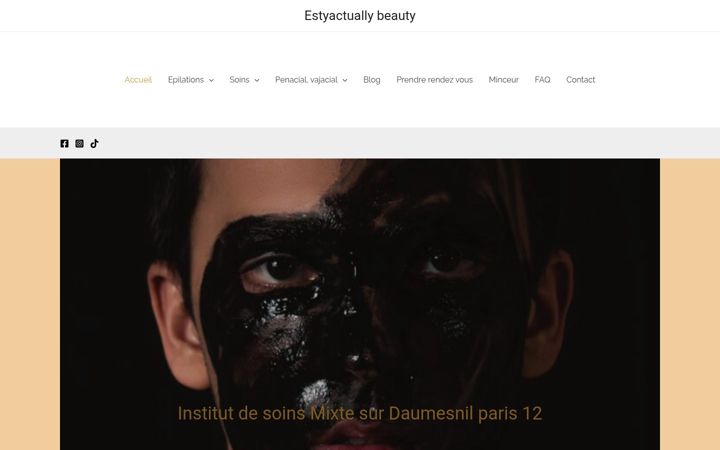 Screenshot of estyactually.fr