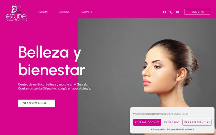 Screenshot of estybelaguarda.es