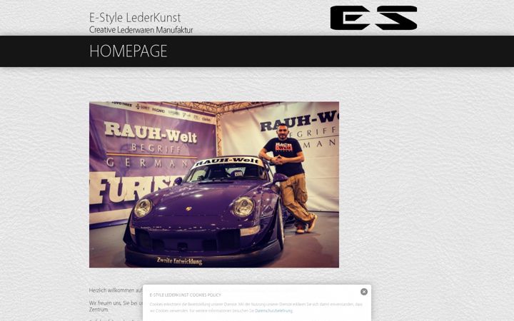 Screenshot ta' estyle-lederkunst.de