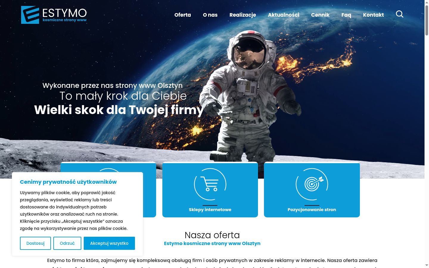 Sutikimo reklamjuostės, rodytos prieš bet kokią sąveiką, ekrano kopija