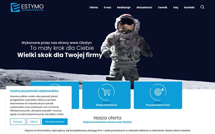 Screenshot of estymo.pl