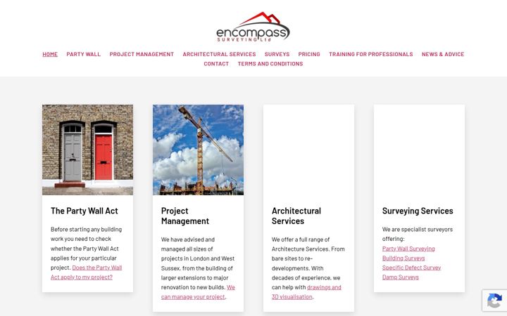 Screenshot of esurveying.co.uk