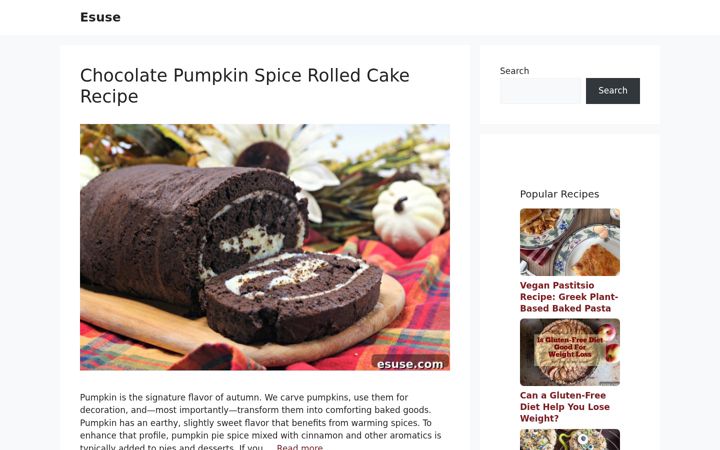 Screenshot of esuse.com