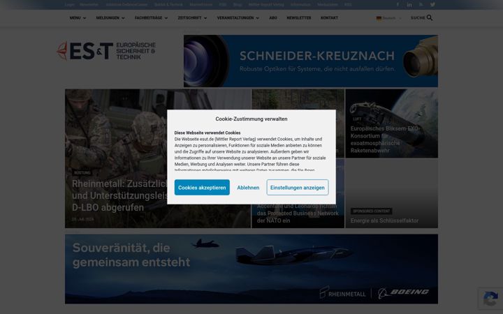 Screenshot of esut.de