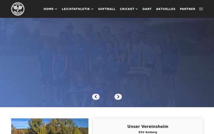Screenshot ta' esv-amberg.de