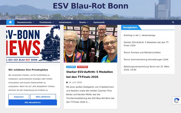Snímek obrazovky esv-bonn.de