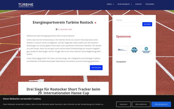Screenshot of esv-turbine.de