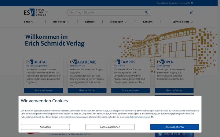 Screenshot of esv.info