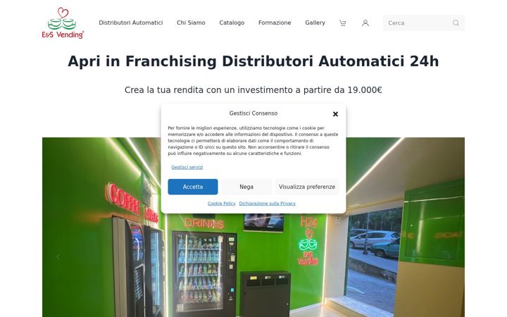 Skærmbillede af esvending.it