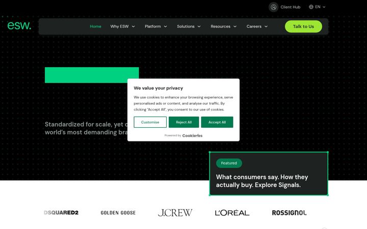 Screenshot of esw.com