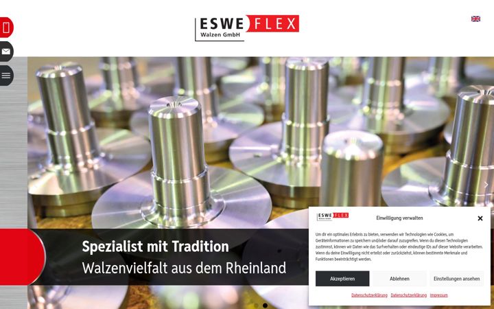 Skjermbilde av eswe-flex.de
