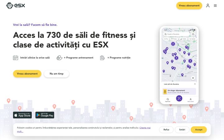 Екранна снимка на esx.ro