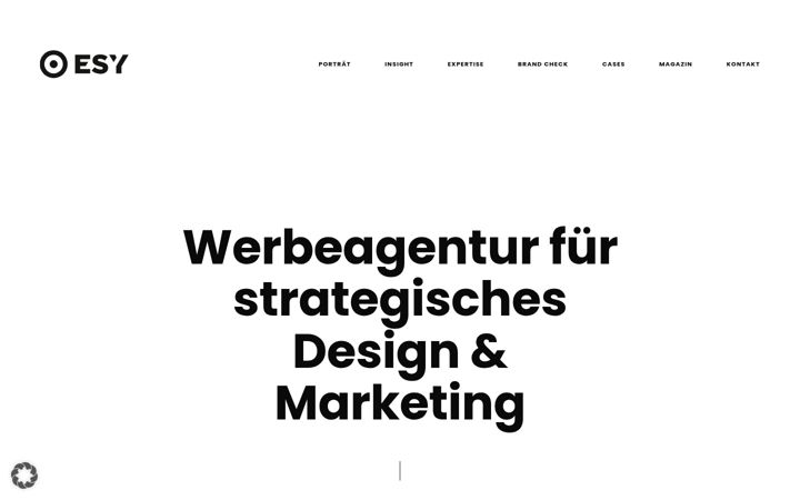 Screenshot of esy-agentur.de