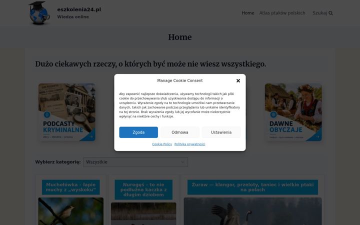 Ekrano kopija eszkolenia24.pl
