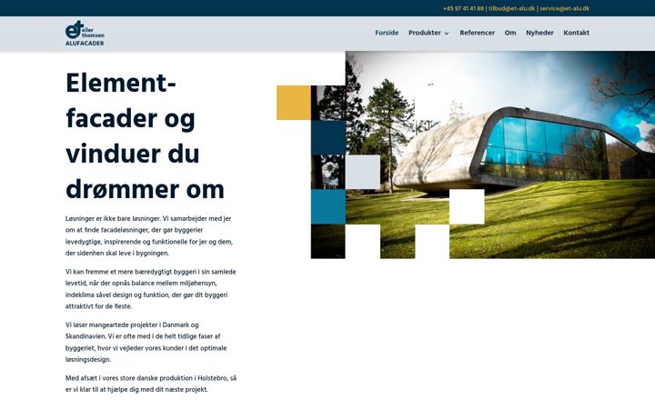 Screenshot ta' et-alu.dk