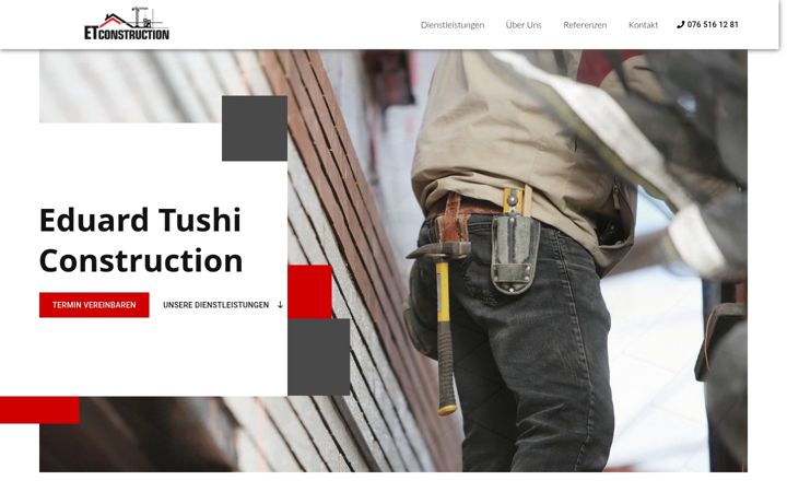 Екранна снимка на et-construction.ch