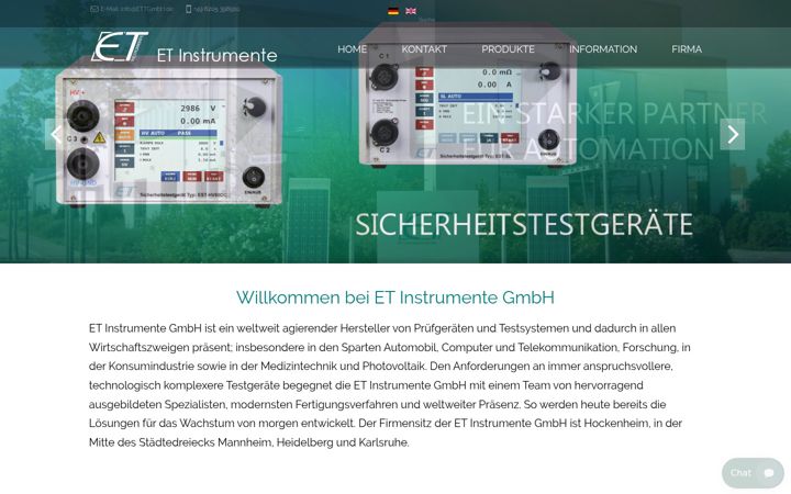 Screenshot of et-instrumente.de