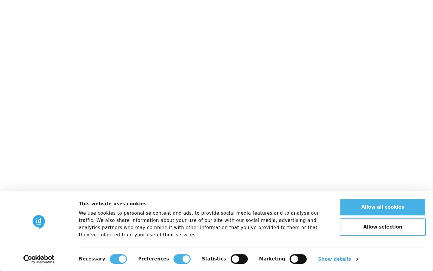 Screenshot tal-banner tal-kunsens muri qabel kwalunkwe interazzjoni
