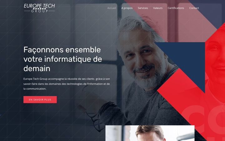 Captură de ecran a et9-groupe.fr