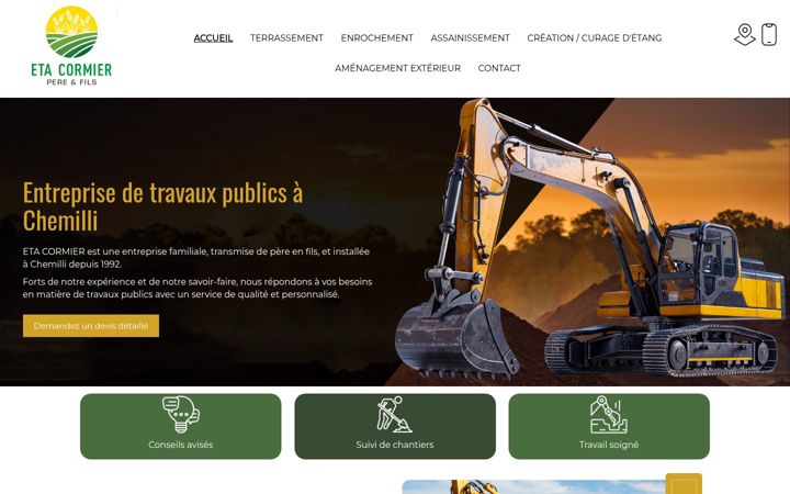 Screenshot of eta-cormier.fr