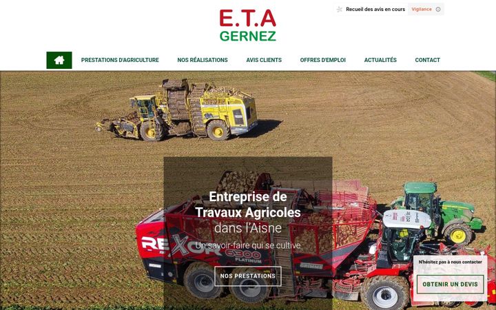 Screenshot of eta-gernez.fr
