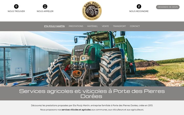 Captură de ecran a eta-pouly.fr