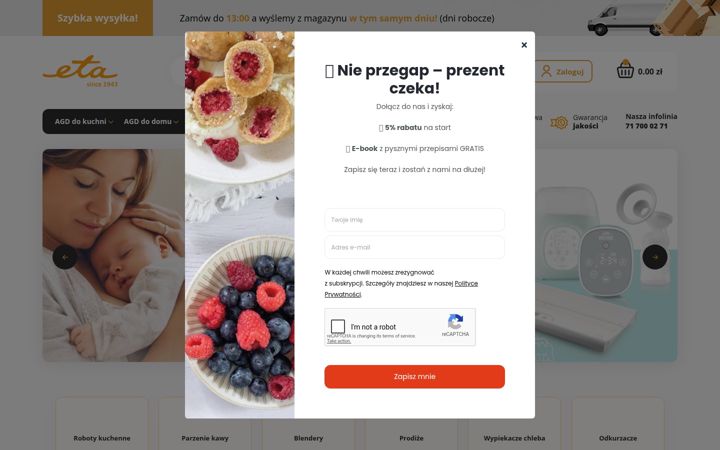 Screenshot of eta-sklep.pl