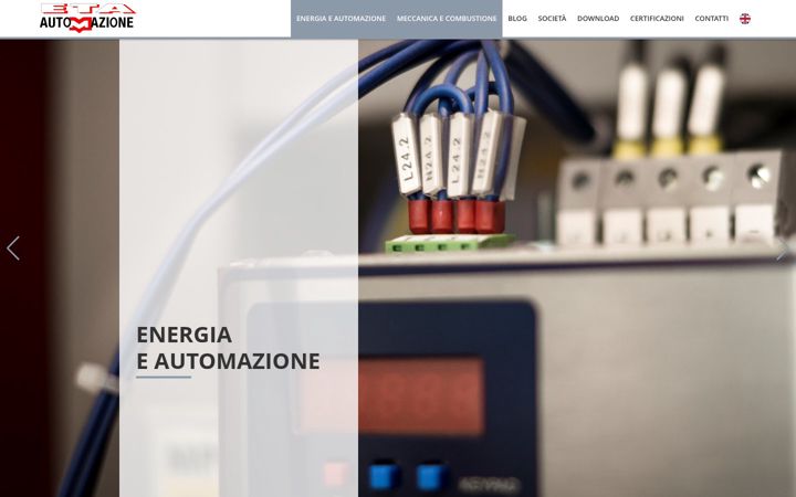 Skærmbillede af etaautomazione.it