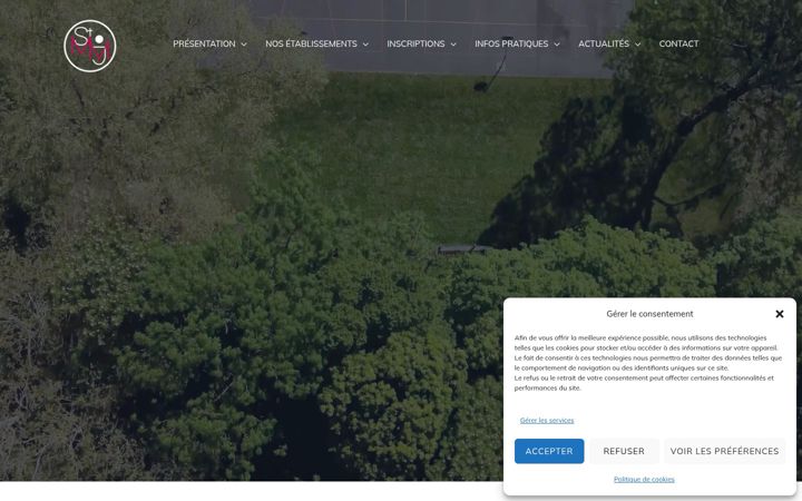 Screenshot of etablissementsaintjoseph.com