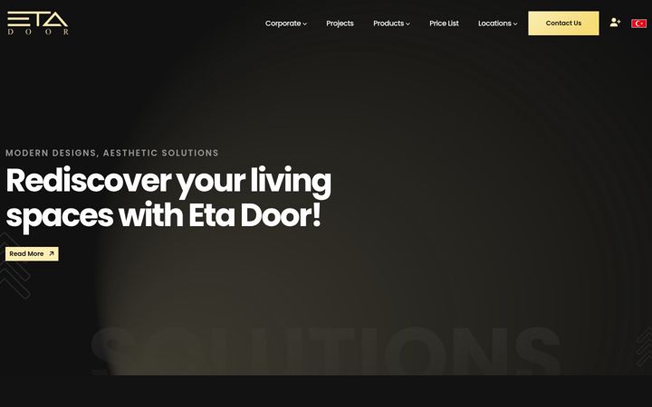 Screenshot of etadoor.com