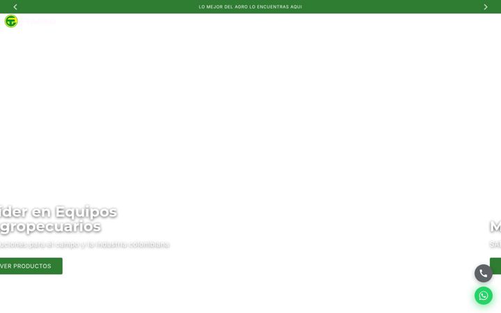 Screenshot of etagro.com