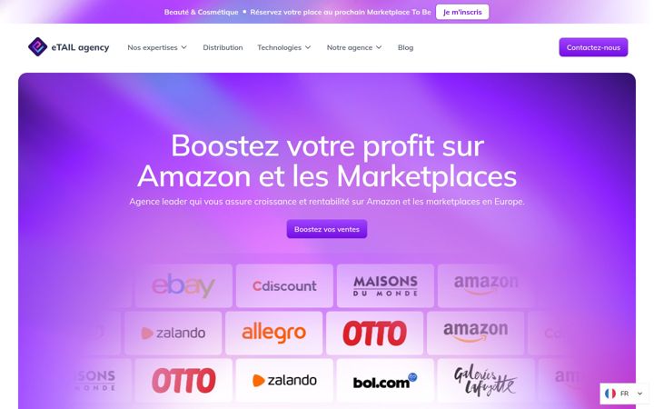 Screenshot of etail-agency.com