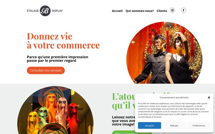 Screenshot of etalageb.com