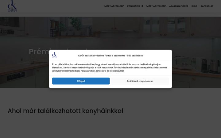 Skærmbillede af etalonkonyha.hu