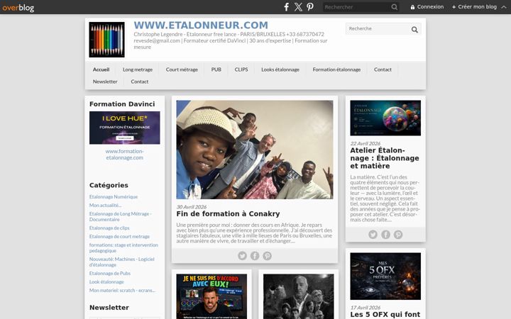 Screenshot of etalonneur.com