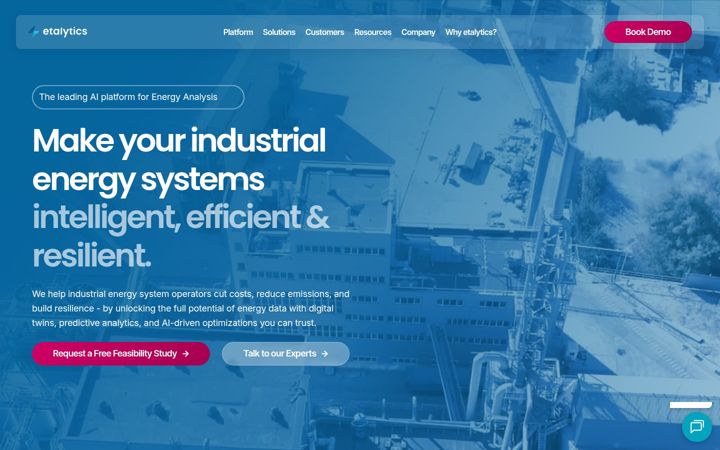 Screenshot of etalytics.com
