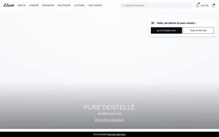 Screenshot of etam.co.uk