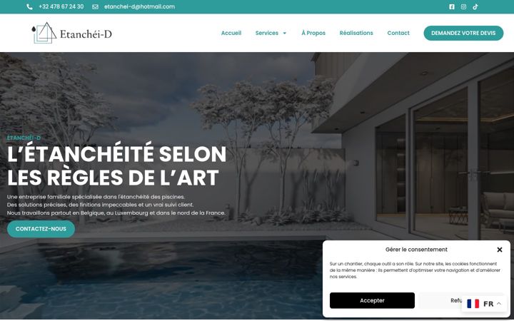 Screenshot of etanchei-d.com