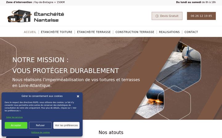 Screenshot stránky etancheite-nantaise.fr