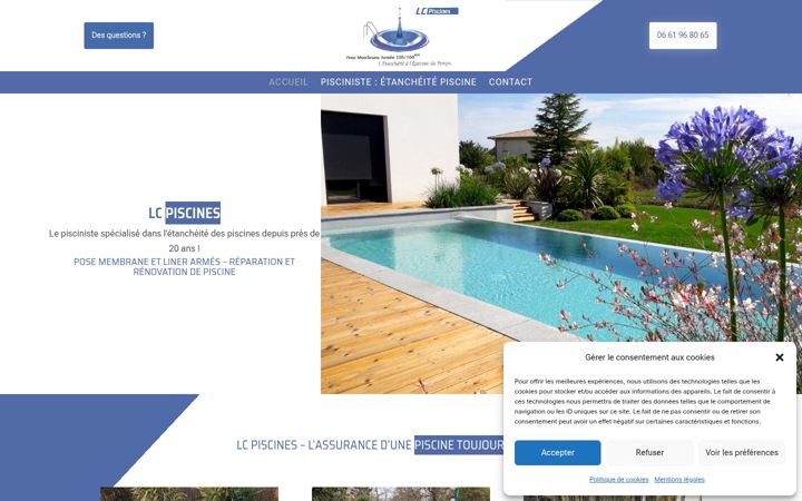 Screenshot stránky etancheite-piscine-begles.fr