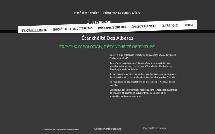 Screenshot stránky etancheitedesalberes.fr
